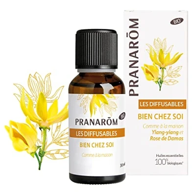 Image de Pranarôm Les Diffusables Bien chez soi ylang et Rose de Damas Bio