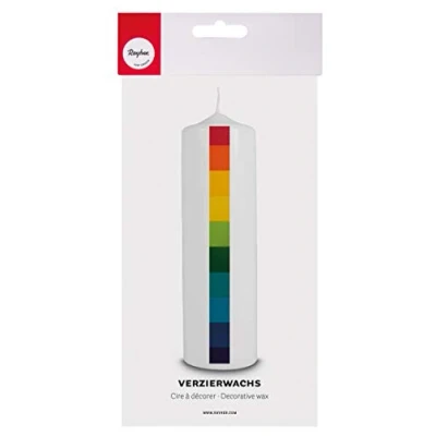 Image de Feuille de cire Non spécifié Arc en ciel 10 x 5 cm Multicolore Décorative
