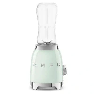 Image de SMEG Smoothie Blender compact Vert d&#039;eau 600 ml PBF01PGEU