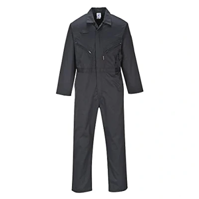 Image de Portwest Zip Boilersuit, colorBlack talla Medium