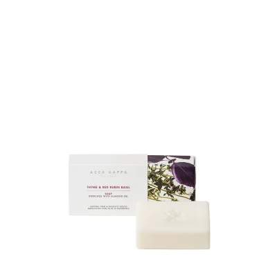 Image de Acca kappa Savon Savons Thym et basilic rouge rubin 150gr