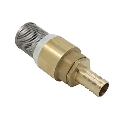 Image de clapet anti retour avec crepine 1/2 3/4 1 pouce douille 12 16 19mm de pied (filetage pollice + Raccords tube 12mm)