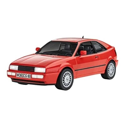 Image de Revell Kit de modélisme I Coffret cadeau VW Corrado Échelle 1:24 Niveau 4 construction Nombre pièces 77 à partir 12 ans pour enfants et adultes Colle peintures pinceaux