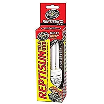 Image de Zoo Med Reptisun 10.0 Mini Lampe Fluorescente Compacte pour Reptile 13 W