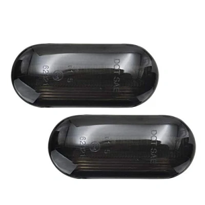 Image de Set de Clignotants Latéraux LED compatible avec VAG/Ford divers modèles Fumée incl. Feux Dynamiques, Gris fumé