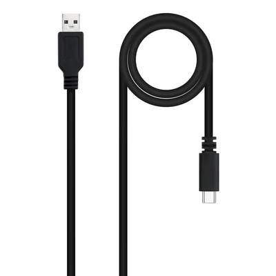 Image de Nanocable USB 2.0, 1m câble C A Noir Neuf