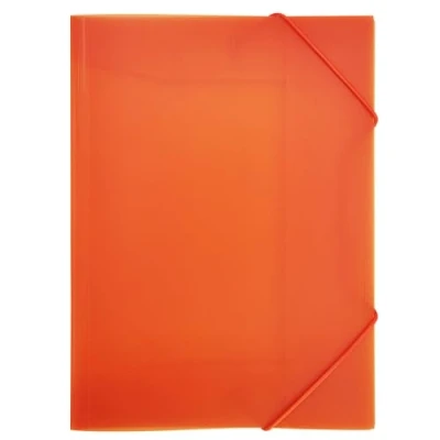 Image de RAYLU PAPER Classeur avec élastiques et rabats Format A4, dossiers de rangement pour documents, bureau école, en polypropylène 100% recyclable (A4, Orange)