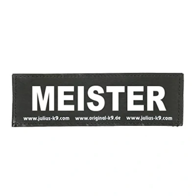 Image de Meister Lot de 2 Patchs interchangeables Noir Taille S