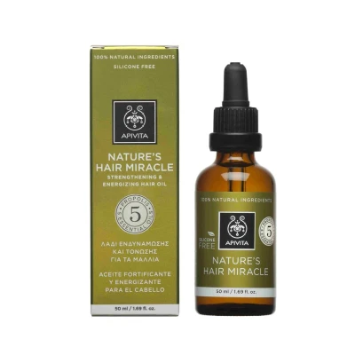 Image de Apivita Huile Soin des cheveux Traitement Miracle de la nature 50 ml Pour tous types