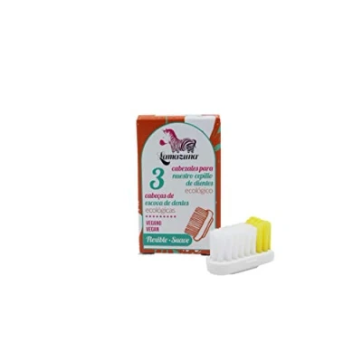 Image de Lamazuna Lot de 3 recharges pour brosses à dents Dureté douce 50 ml