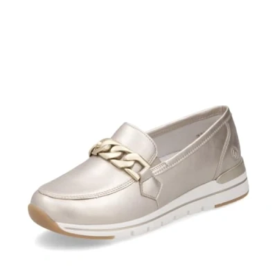 Image de Remonte Pantoufles pour femme R6711 Slip On Semelle lâche, Or 90, 41 EU