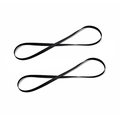 Image de Alnicov Lot de 2 courroies rechange pour lecteur disque vinyle rétro compatible avec tous les types platines à courroie 270 mm long