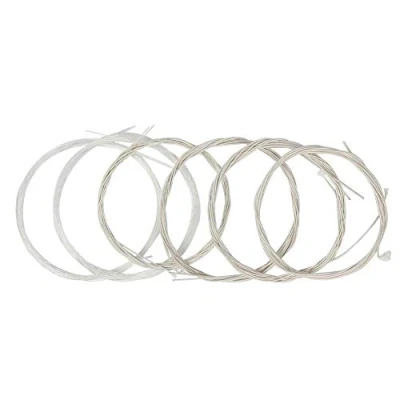 Image de cordes Oud, jeu de Oud en alliage cuivre nylon plaqué argent Pièce rechange(11 cordes) Autres accessoires pour instruments à cordesAutres d’instruments