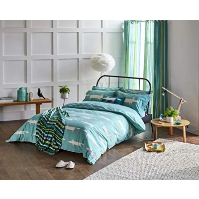 Image de Scion Mr Fox Housse de Couette King Size Bleu Sarcelle