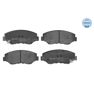 Image de MEYLE 025 238 6817 Jeu de plaquettes frein ORIGINAL Quality Essieu avant avec indicateur d&#039;usure tôle anti bruit HONDA: Accord 7 Limousine