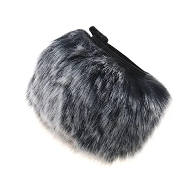 Image de Be In Your Mind Manchon de Pare Brise pour Enregistreur Remplacement Compatible avec Zoom H1n/H1 Handy Portable Numérique Fourrure Microphone 10x7cm/3.94x2.76 Pouces