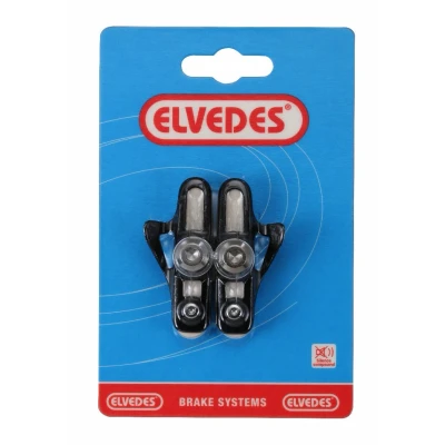 Image de Paire de patins frein plus portes Alu Elvedes Shimano