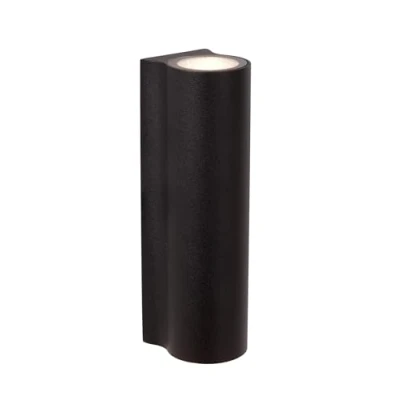 Image de Lucide Akra applique murale extérieure 5,5 x 6,5 20 cm 2x 13W LED incl. IP54 noir