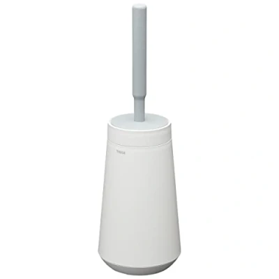 Image de Tiger Tess, Porte Brosse WC avec Flexible Swoop®, Blanc/Gris Clair, 129x129x412mm