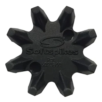 Image de Softspikes Black Widow Crampons (Q Lok), Noir, Jeu Mixte, Clamshell of 1 Set
