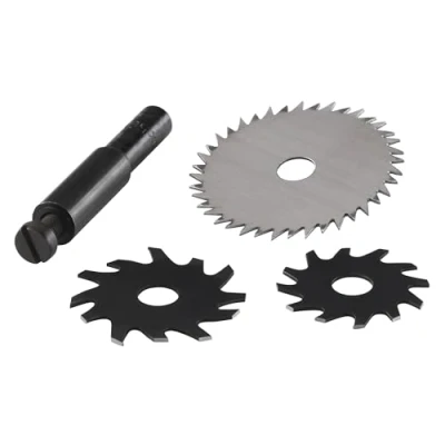 Image de Fraises à fentes WOLFCRAFT 1 Jeu de 3 Tige 8mm Haute précision Durable