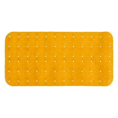 Image de Five Fond de Bain avec ventouses en PVC 69 x 39 cm Jaune Moutarde
