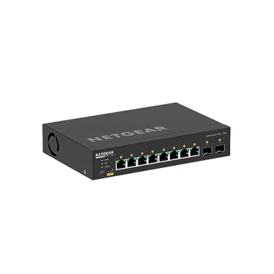 Image de NETGEAR GSM4210PX 100EUS commutateur réseau Géré L2/L3 Gigabit Ethernet (10/100/1000) Connexion Ethernet, supportant l&#039;alimentation via ce port (PoE) Noir