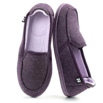 Image de RockDove Chausson à Capuche Bicolore pour Femme avec Semelle Intérieure Amovible, 41 EU, Aubergine
