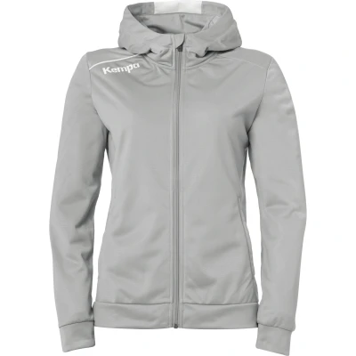 Image de Kempa Player Sweat zippé, Femme, Taille: XXL, Dark grau melange weiß