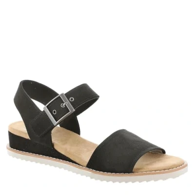 Image de Skechers Femme Bob&#039;s Womens Desert Kiss SERENDIPITOUS, Microfibre Noire, 40 EU