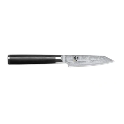 Image de KAI Shun Classic Kiritsuke 9 cm couteau damassé 32 couches noyau VG MAX 61 (±1) HRC manche en bois de pakka Fabriqué au Japon petit chef japonais, cuisine forgé