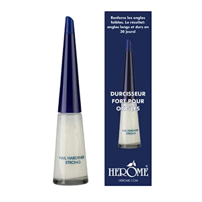 Image de Herome Durcisseur Fort pour Ongles Le Numéro 1 Depuis 1982! Garantit des Longs et Forts Dans 30 Jours (Nail Hardener Strong) 10ml.