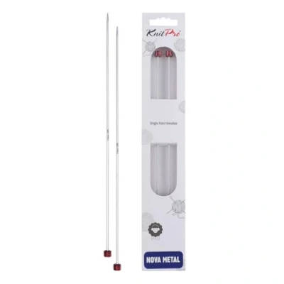 Image de KnitPro KP10276 Nova Aiguille Simple Pointe Bois Multicolore 22 x 0,6 11,2 cm