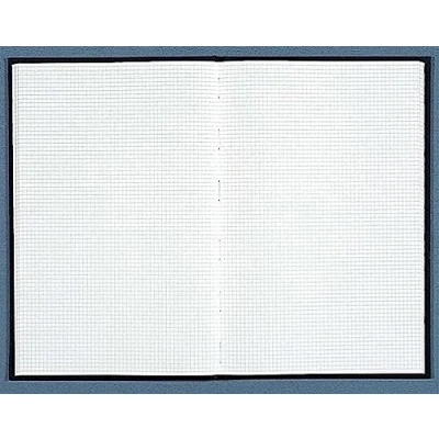 Image de Le Dauphin Réf. 652D 1 Registre Dimensions 29,7 X 21 cm Format A4 Imprimé quadrillé 5x5 petits carreaux papier intérieur 90 grammes 192 pages couverture rigide en toile noire