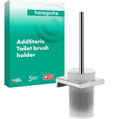 Image de hansgrohe AddStoris Porte brosse WC mural, chromé, 41752000