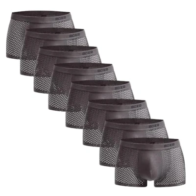 Image de BOXR Underwear Boxers en Bambou Lot de 8 Doux comme la Soie et Respirants (S 3XL)