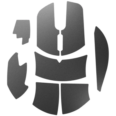 Image de Glorious Gaming Bande agrippante pour Les Souris Model I Anti dérapante, résistante au Gras et à la Sueur, 0,5 mm d’épaisseur, prédécoupé, Application Facile, adhésif 3M Noir