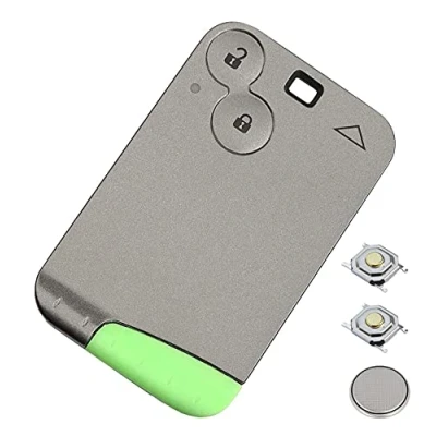 Image de LAKAMODO Kit Carte Coque pour Renault Espace 4, Laguna 2 et Velsatis Télécommande +2 Switchs +Pile