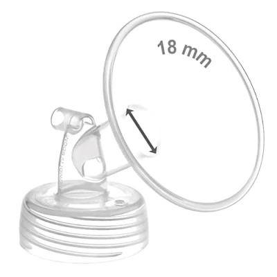 Image de Maymom Pièce de pompe compatible avec le tire lait Spectra S1, S2 9 Plus ; comprend une bride à large ouverture (une 18 mm) non originale Bride, pas les pièces Baby