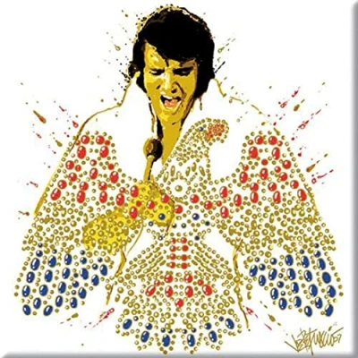 Image de Elvis American Eagle fridge magnet