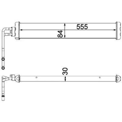 Image de MAHLE ORIGINAL CLC 99 000P Radiateur d&#039;huile de boite vitesse automatique