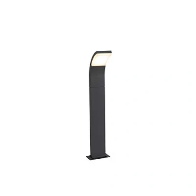 Image de Qazqa litt LED Lampe sur pied extérieur 1 lumière L 12.4 cm Gris foncé Moderne éclairage