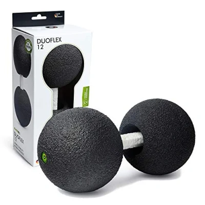 Image de BLACKROLL® Duoflex 12 Fabriqué en Allemagne. Outil d’automassage composé de deux boules et d’une barre flexible pour un travail sélectif du fascia