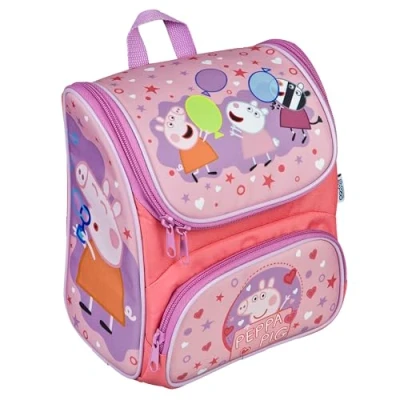 Image de Scooli CUTIE Cartable d&#039;école maternelle Peppa Pig Compartiment principal et poche frontale Bretelles dos rembourrés Idéal pour les enfants à partir de 3 ans