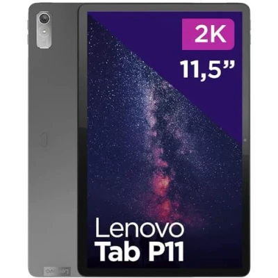 Image de Lenovo Tab P11 (2nd Gen) Tablette Tactile 11.5&#039;&#039; 2K (MediaTek Helio G99, 8Coeurs, 4 Go de RAM, 128Go UFS, Android 12L, WiFi6E + Bluetooth) Gris Foncé