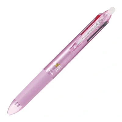Image de Pilot Frixion LKFB 80EF P Stylo à bille 4 couleurs, corps rose