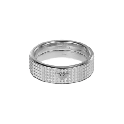 Image de EMPORIO ARMANI Bague en acier inoxydable, pour homme, EGS2988040
