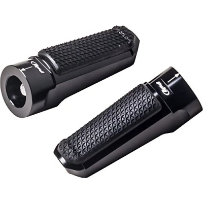 Image de PUIG Set estriberas Racing Face der izq/Caoutchouc Noir