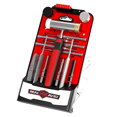 Image de Real Avid Accu Hammer and Punches Accessoire de Nettoyage d&#039;arme Mixte, Noir, no Size