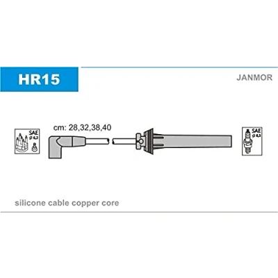Image de JANMOR HR15 Jeu De Fils d&#039;Allumage MINI: 3/5 portes, Cabriolet, CHRYSLER: PT Cruiser Break
